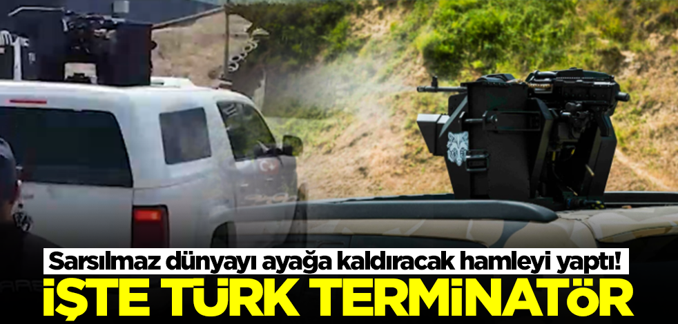 Sarsılmaz dünyayı ayağa kaldıracak hamleyi yaptı! İşte Türk Terminatör