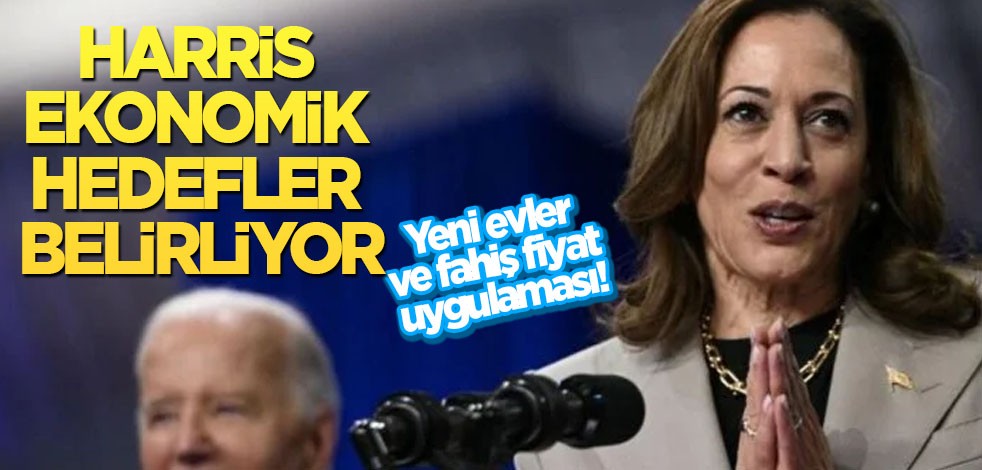 ABD'de Demokratların adayı Harris, ekonomi vaatlerini açıkladı! Satılık evler ve fahiş fiyat ile ilgili gelişme