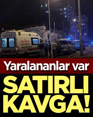 Satırlı kavga! 3 kişi yaralandı
