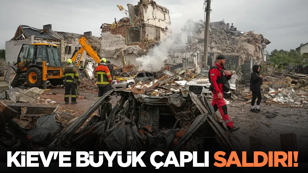 Savaş alevlendi: Kiev'e büyük çaplı saldırı!