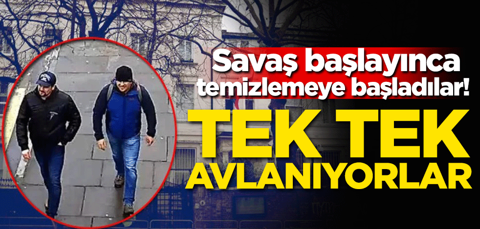 Savaş başlayınca temizlemeye başladılar! Tek tek avlanıyorlar
