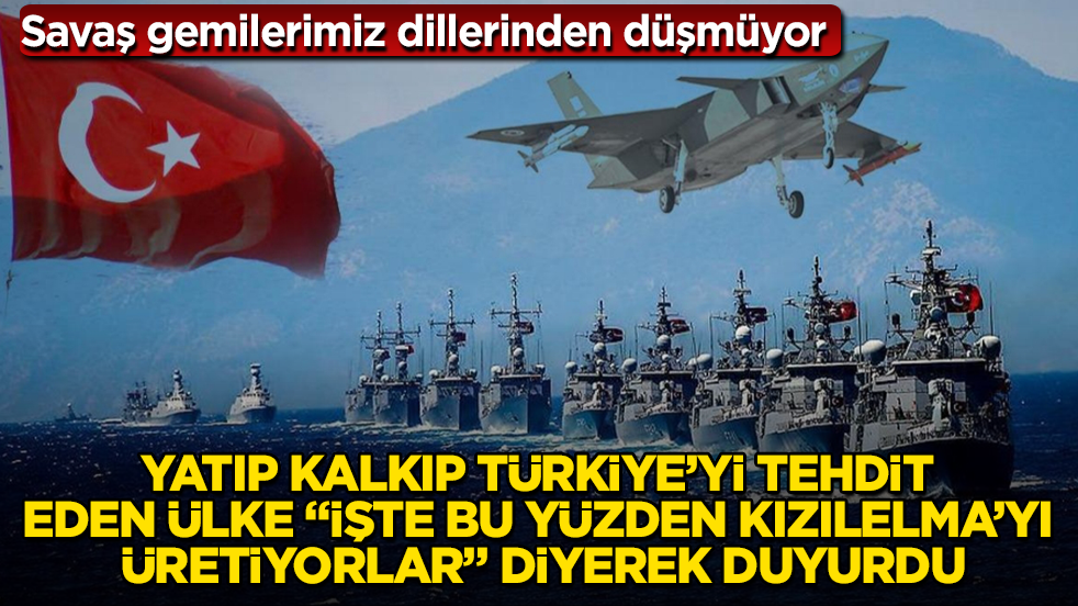 Savaş gemilerimiz dillerinden düşmüyor! Yatıp kalkıp Türkiye’yi tehdit eden ülke "İşte bu yüzden KIZILELMA’yı üretiyorlar" diyerek duyurdu