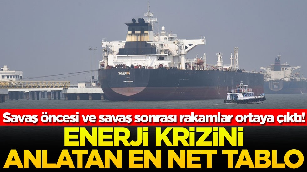 Savaş öncesi ve savaş sonrası rakamlar ortaya çıktı! Enerji krizini anlatan en net tablo