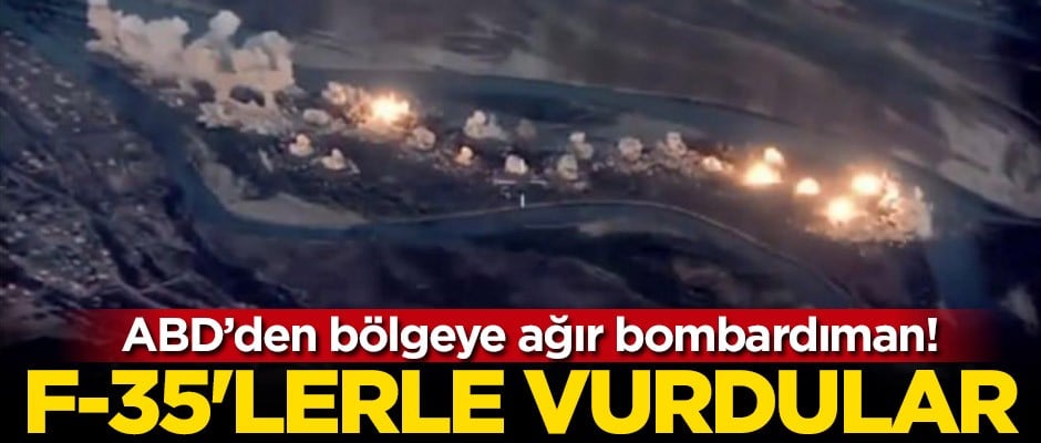 Savaş uçakları havalandı! Bölgeye 36 bin kilo bomba atıldı