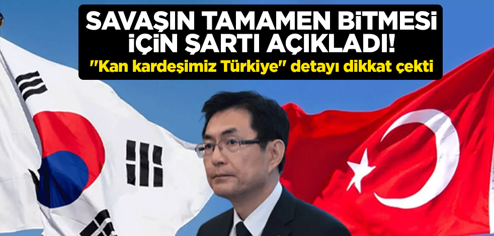 Savaşın tamamen bitmesi için şartı açıkladı! ''Kan kardeşimiz Türkiye" detayı dikkat çekti