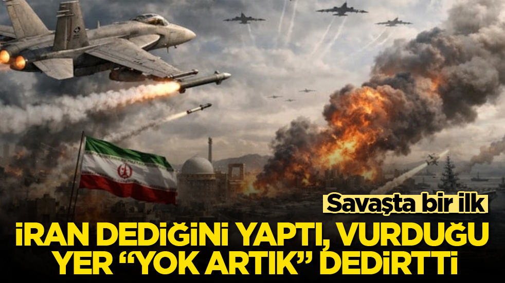 Savaşta bir ilk! İran dediğini yaptı, vurduğu yer "Yok artık" dedirtti