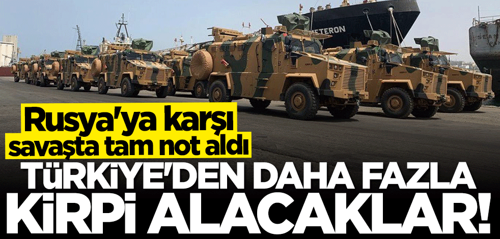 Savaşta tam not aldı! Türkiye'den daha fazla KİRPİ alacaklar