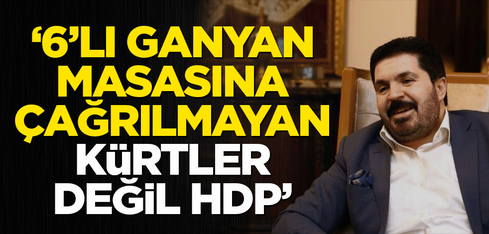 Savcı Sayan: 6’lı ganyan masasına çağrılmayan Kürtler değil, HDP’dir!