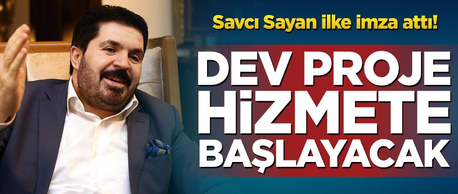Savcı Sayan ulaşım sorunlarını çözmek için ilke imza attı