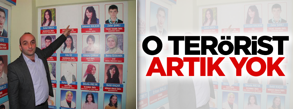 Savcıyı şehid eden teröristin fotoğrafı dershaneden kaldırıldı