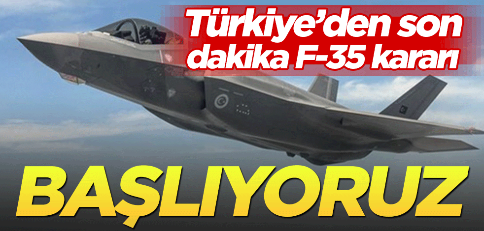 Savunma Sanayii Başkanı duyurdu: F-35'te çözüm için diyalog başlıyor