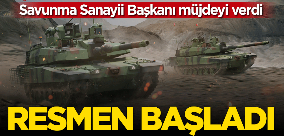 Savunma Sanayii Başkanı İsmail Demir müjdeyi verdi: Üretimi başladı