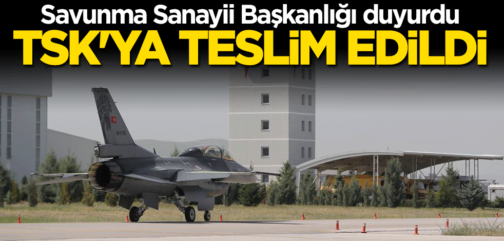 Savunma Sanayii Başkanlığı'ndan F-16 paylaşımı: Ömürleri uzatılıyor
