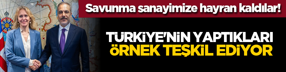 Savunma sanayimize hayran kaldılar! Türkiye'nin yaptıkları örnek teşkil ediyor