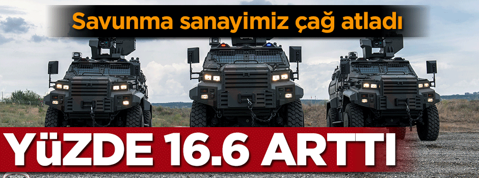 Savunma sanayinde ihracat patlaması