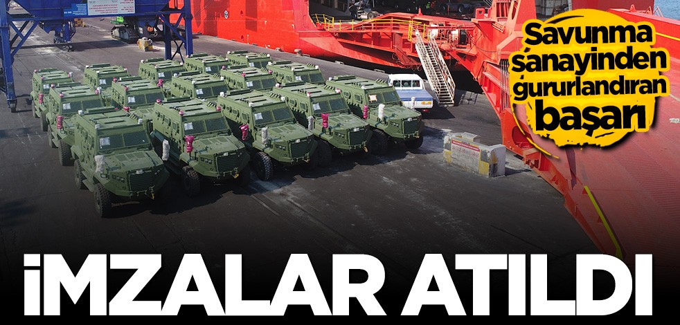 Savunma sanayinden gururlandıran başarı... İmzalar atıldı