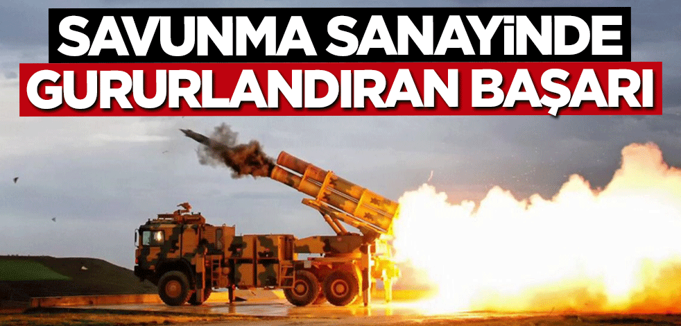 Savunma sanayinden müthiş başarı! Yüzde 30 arttı