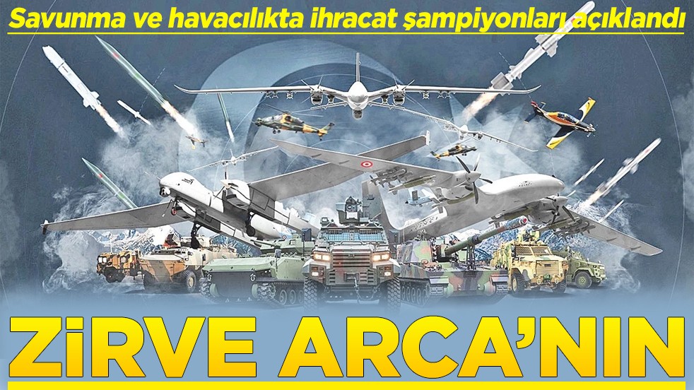 Savunma ve havacılıkta ihracat şampiyonları açıklandı Zirve ARCA'nın