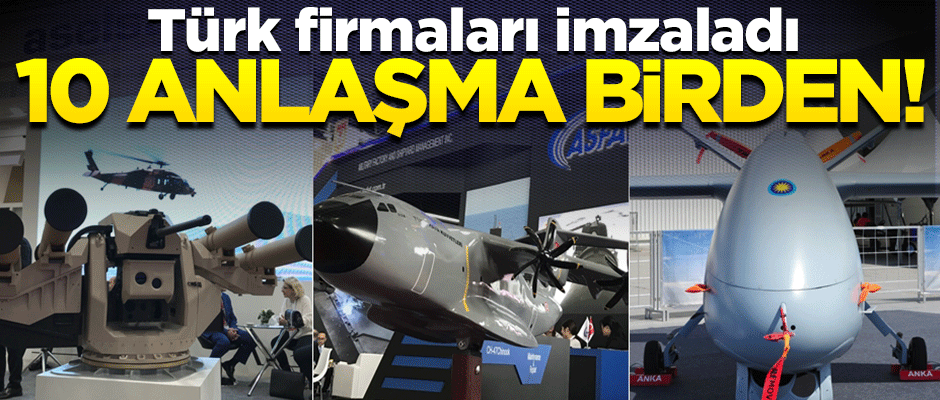 Savunma sanayisinde Malezya ile 10 imza atıldı