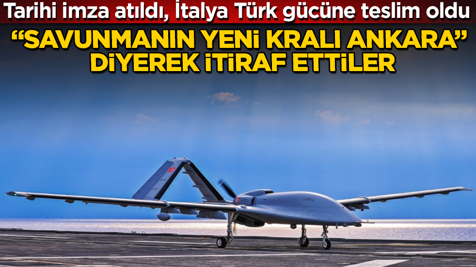 “Savunmanın yeni kralı Ankara” diyerek itiraf ettiler! Tarihi imza atıldı, İtalya Türk gücüne teslim oldu