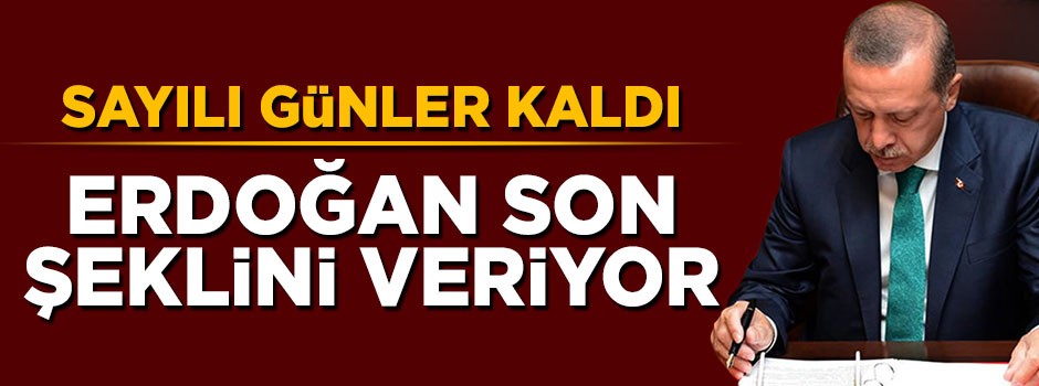 Sayılı günler kaldı! Erdoğan seçim beyannamesine son şeklini veriyor