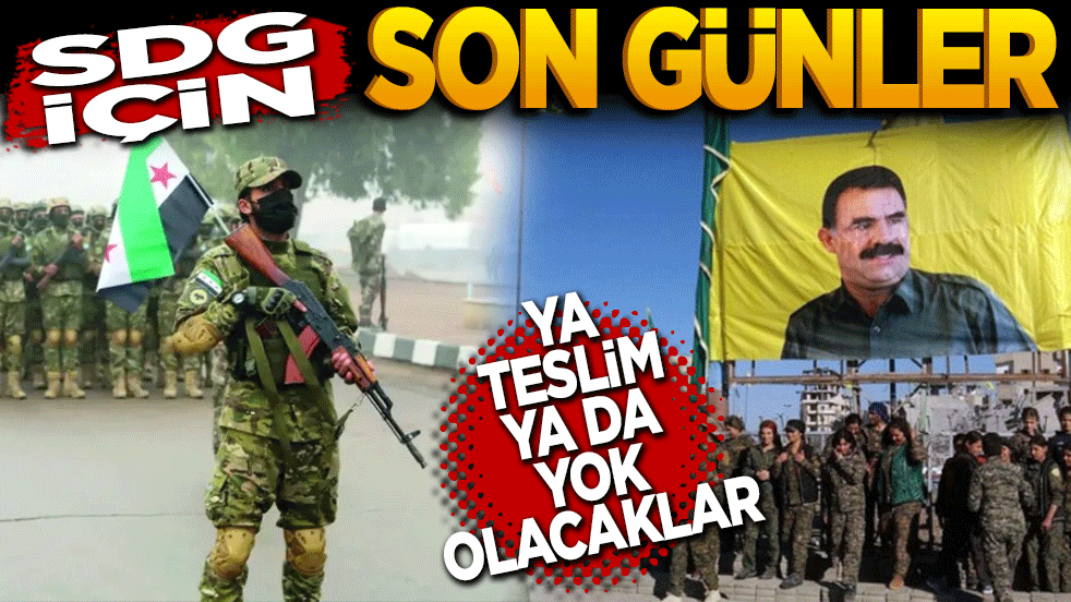 SDG için son günler! Ya teslim ya da yok olacaklar