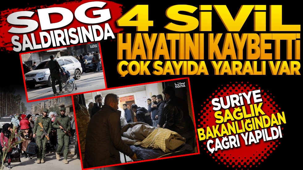 SDG saldırısında Halep’te 4 Sivil Hayatını Kaybetti, 18 Kişi Yaralandı
