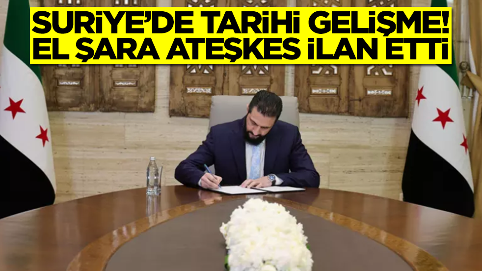 SDG/YPG'nin sonu geliyor! Ahmed El Şara aldıkları büyük kararı duyurdu