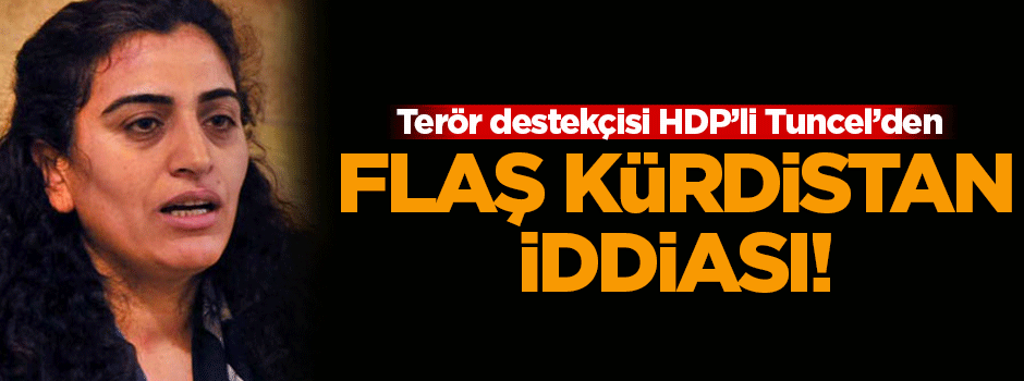 Sebahat Tuncel'den 'Kürdistan' iddiası