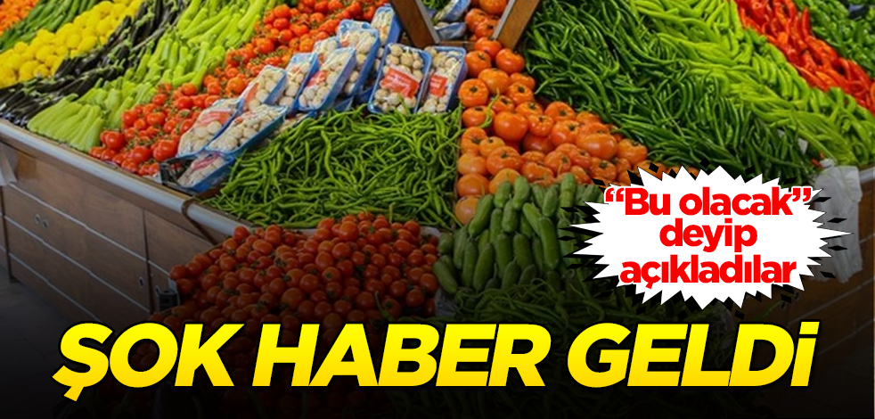Sebze-meyve için şok haber geldi! "Bu olacak" deyip açıkladılar