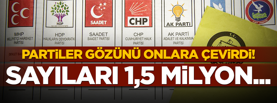 Seçim maratonu başlıyor! 1 milyon 585 bin seçmen ilk kez oy kullanacak