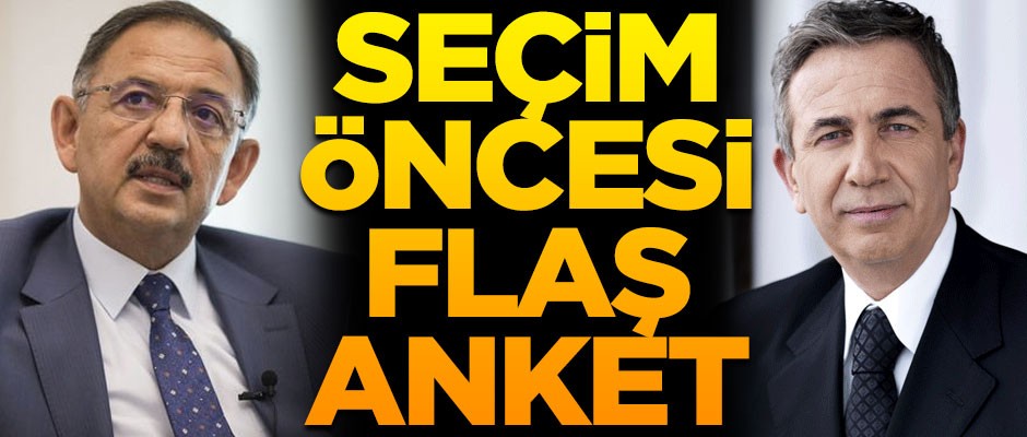 Seçim öncesi anket sonuçları açıklandı! Ankara için çarpıcı rakamlar