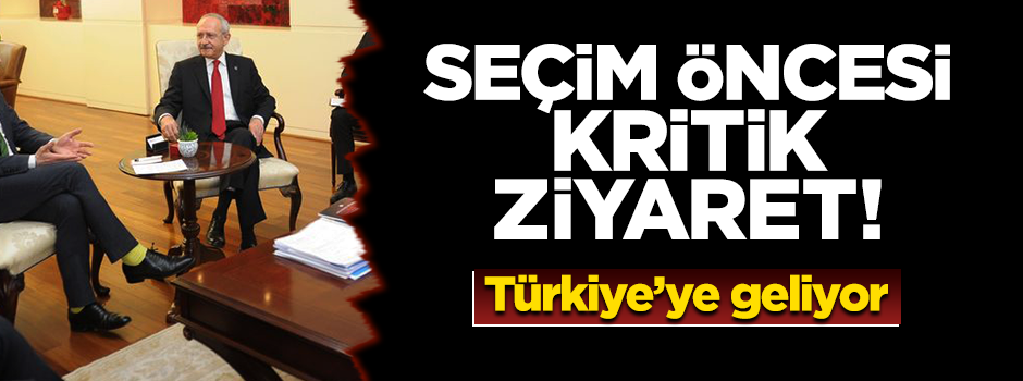 Seçim öncesi dikkat çeken ziyaret! Alman Bakan Türkiye'ye geliyor