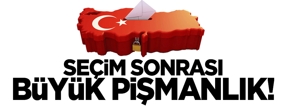 Seçim sonrası anketinden çıkan sonuç: Büyük pişmanlık!
