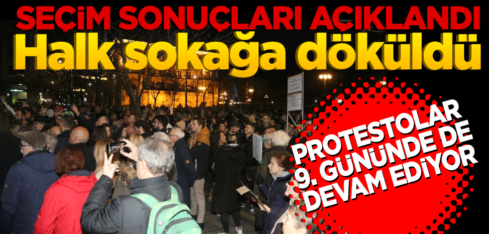 Seçim sonuçları açıklandı! Halk sokağa döküldü