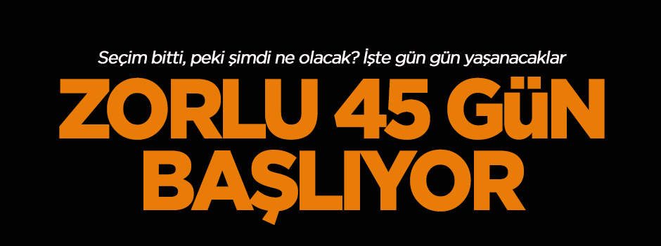 Seçim sonuçları kesinleşti, peki şimdi ne olacak?