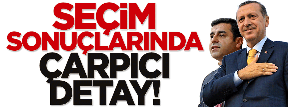 Seçim sonuçlarında çarpıcı detay!