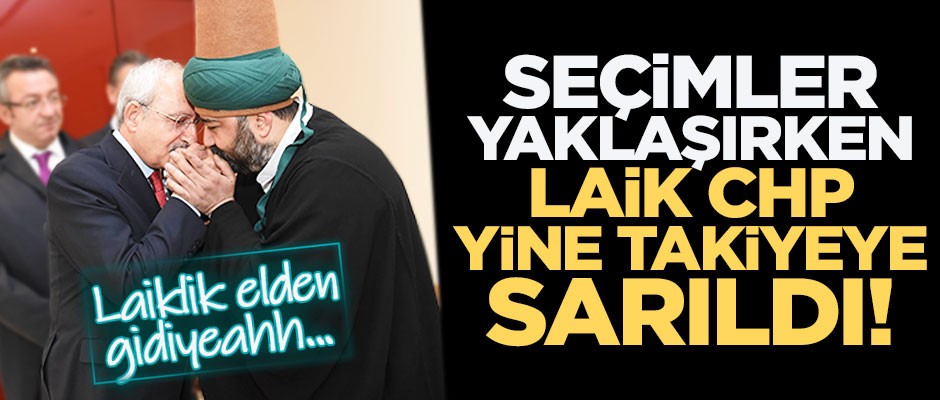 Seçim yaklaştı, CHP yine dini istismar etmeye kalkıştı!