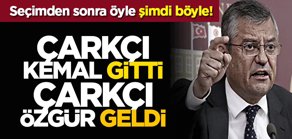 Seçimden sonra öyle şimdi böyle! Çarkçı Kemal gitti Çarkçı Özgür geldi