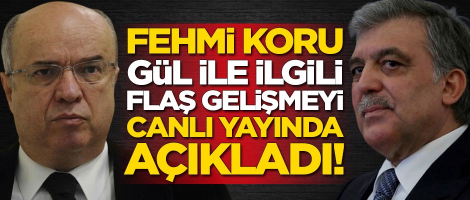 Seçimlerin ardından Fehmi Koru'dan olay Abdullah Gül açıklaması!