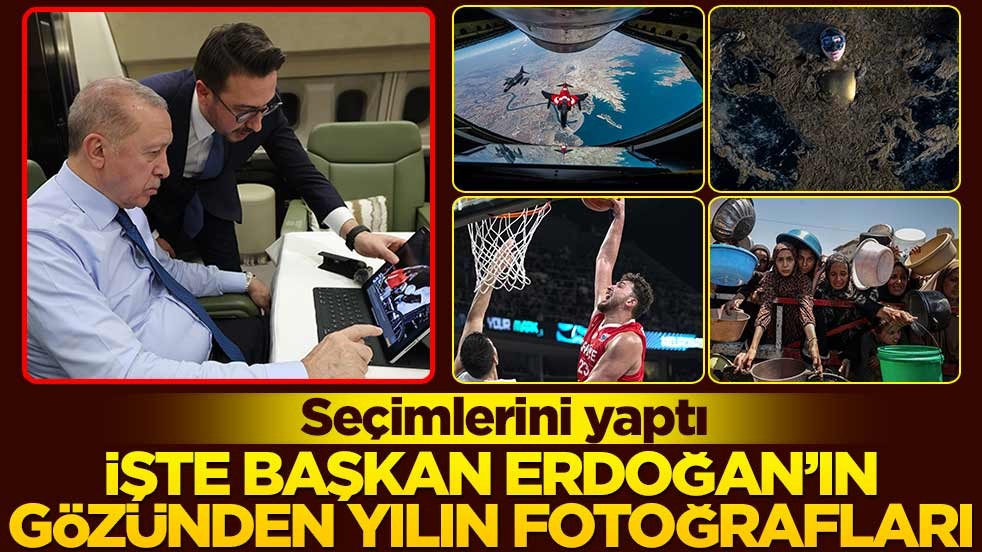 Seçimlerini yaptı! İşte Başkan Erdoğan’ın gözünden yılın fotoğrafları