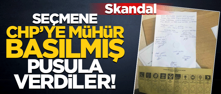 CHP’li hilecileri sandık görevlileri enseledi