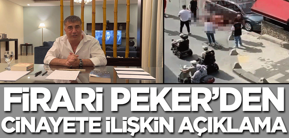 Sedat Peker'den Cenk Çelik cinayetine ilişkin açıklama!