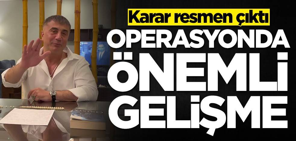 Sedat Peker'in elebaşı olduğu suç örgütüne yönelik operasyonda kritik gelişme