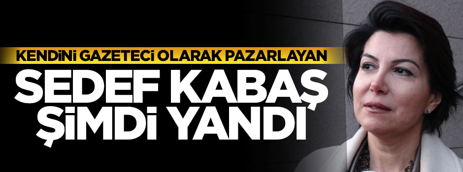 Sedef Kabaş hakkında suç duyurusu