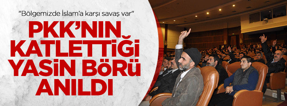 Şehid Yasin Börü ve arkadaşları İstanbul'da anıldı