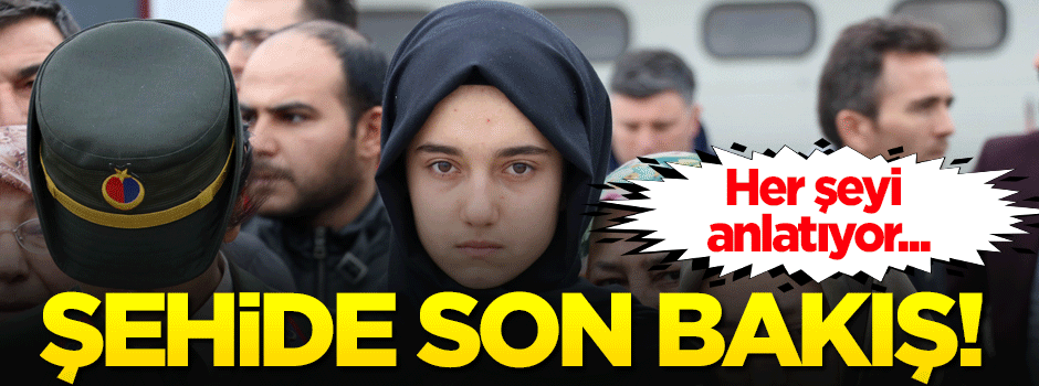 Şehide son bakış! Üniformasını giydi...