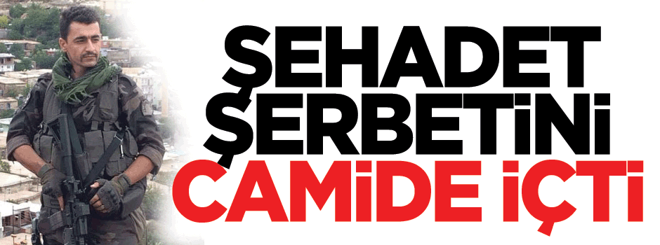 Şehidi camide vurmuşlar