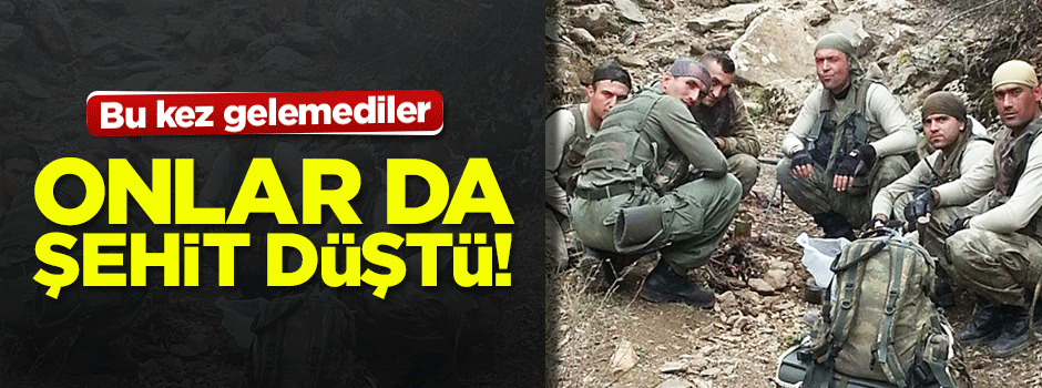 Şehidin arkadaşları da şehadete yürüdü