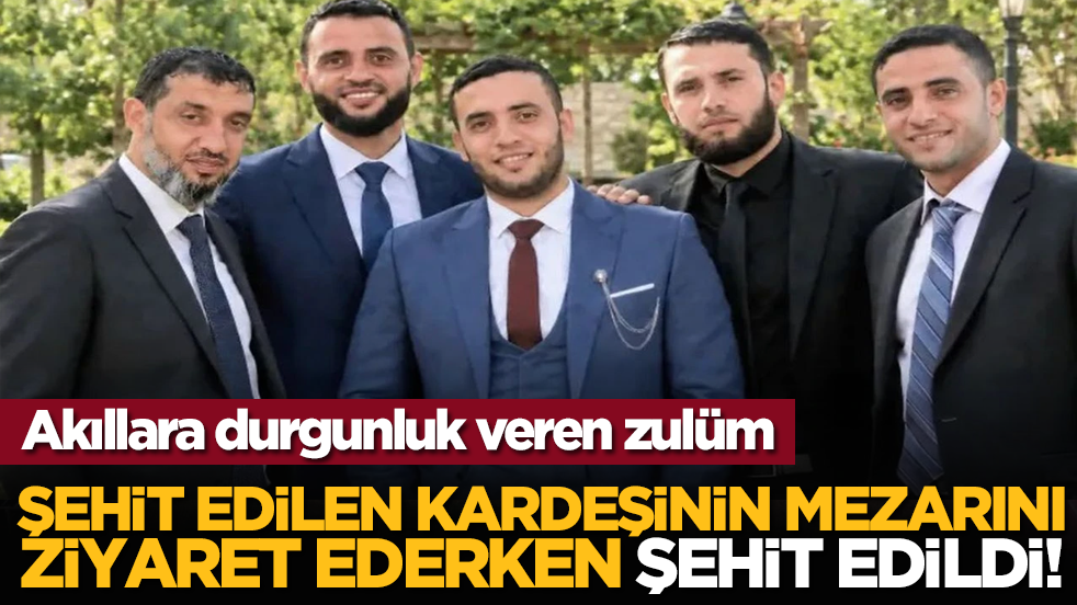 Şehit edilen kardeşinin mezarını ziyaret ederken şehit edildi!